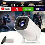 P30PRO Projector - 4K 720P Support, Android 11.0, Projector Perfect for Home Outdoor Meetings, Best for Christmas,Upgrated HY300