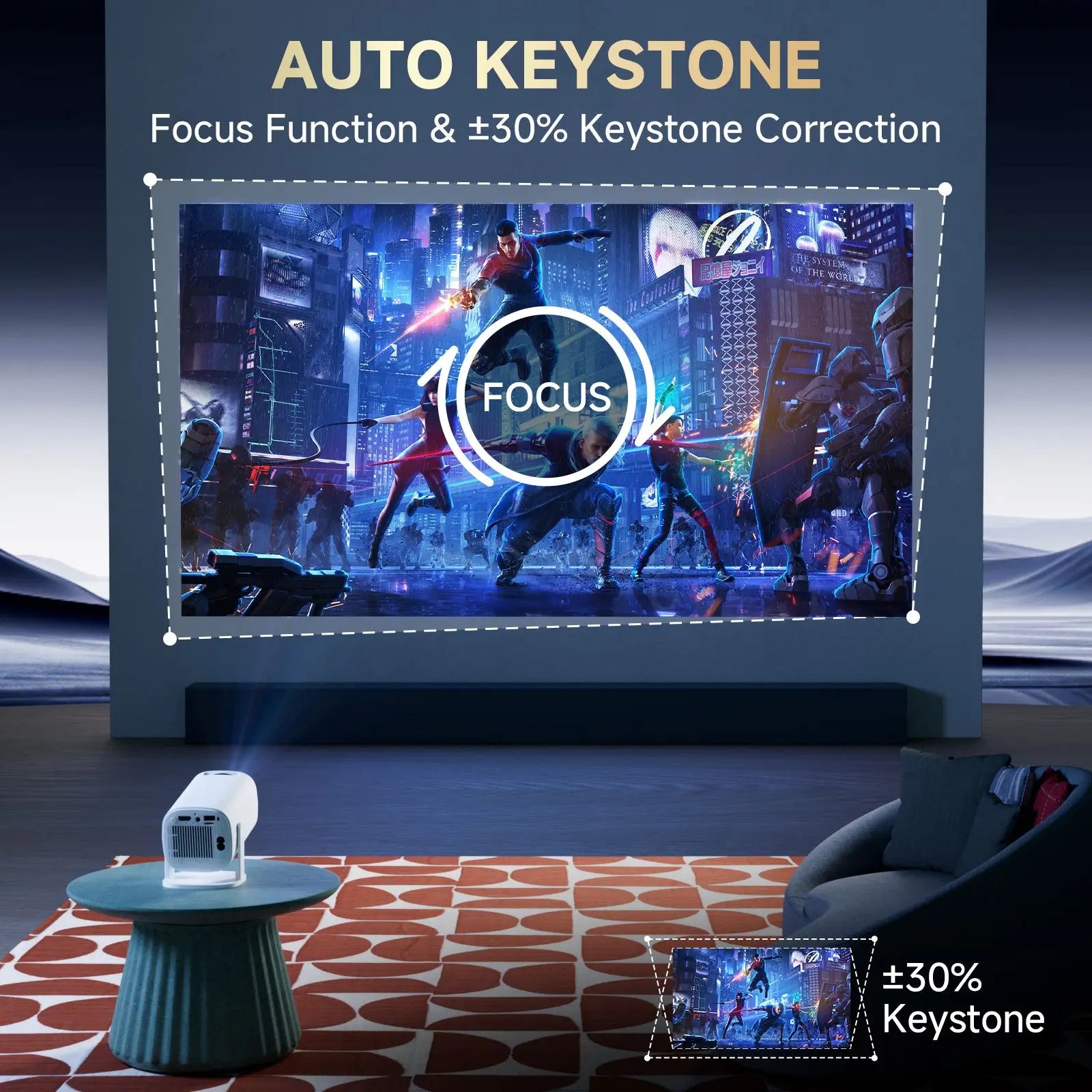 Cinemaite 2V 4K Home Cinema Projector